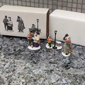 Department 56, A Christmas Carol Morning, set of 3